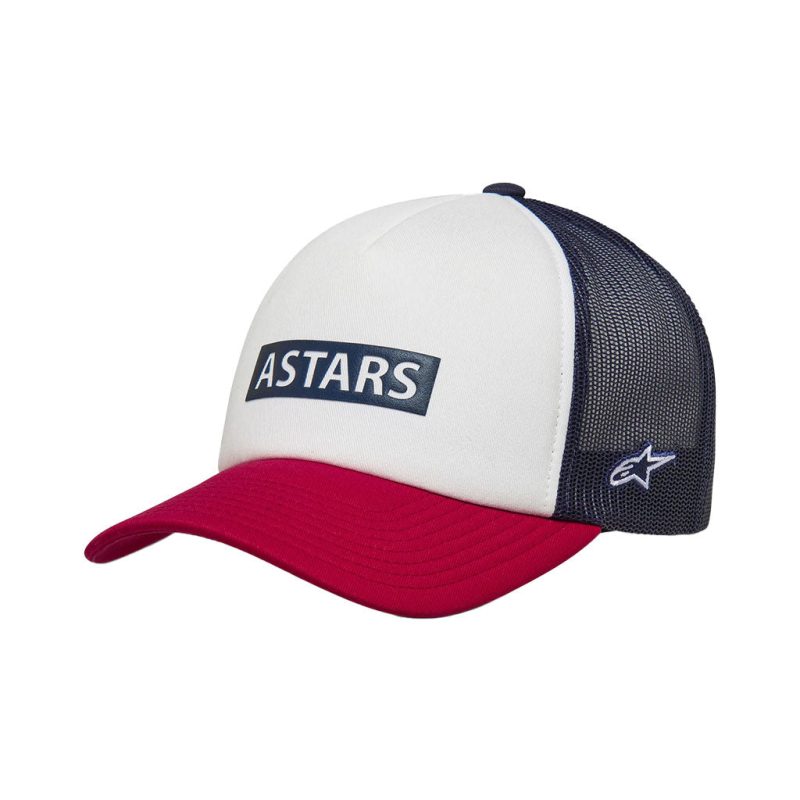 Alpinestars Clarified Foam White Red Trucker Hat 5