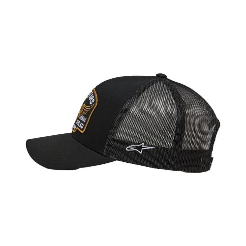 Alpinestars Heritage Patch Black Trucker Hat 4