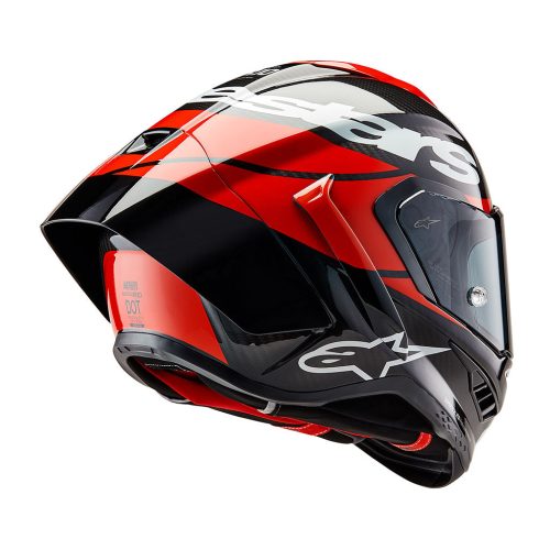 Alpinestars Supertech SR10 Element Black Red Carbon Helmet 7