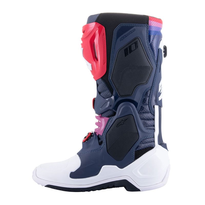 Alpinestars Tech 10 White Blue Red Supervented MX Boots 3