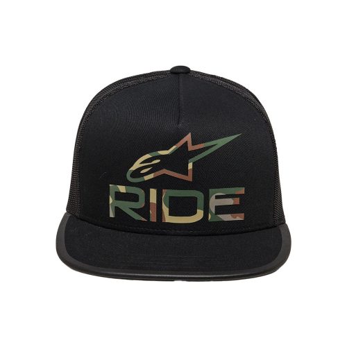 Ride 4.0 Black Camo Trucker Hat