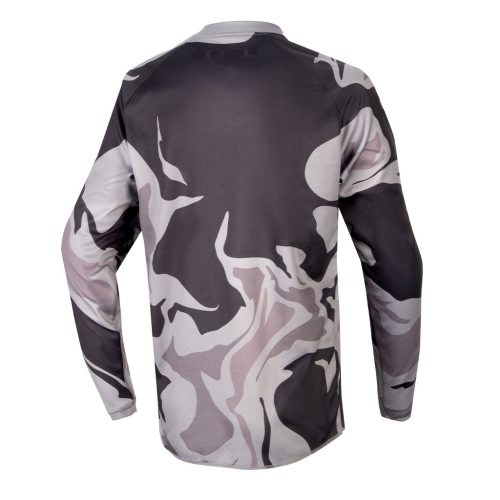 Youth Racer Tactical Grey Yellow jersey back