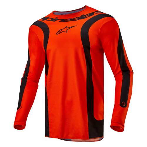 fluid lurv orange black jersey front 1