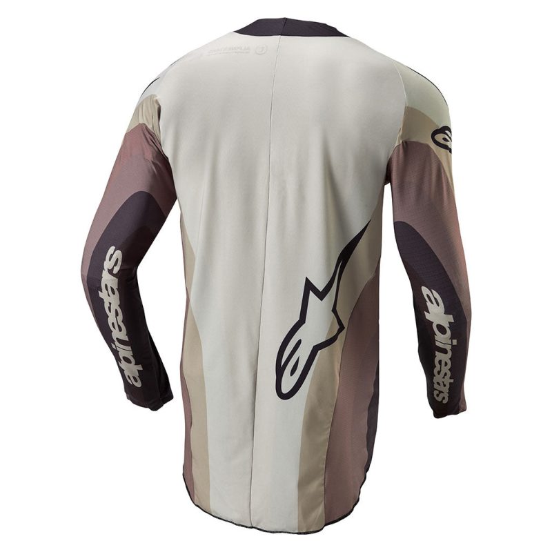 techstar pnue sand grey jersey back