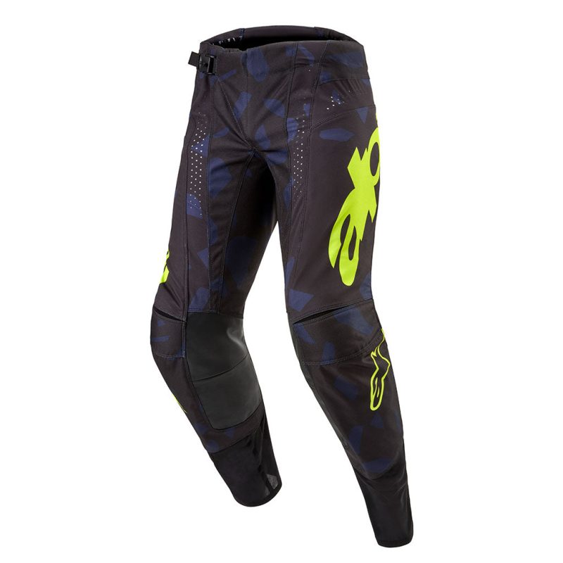 techstar rantera navy yellow pant front 1