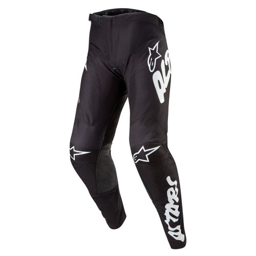 youth racer hana black white pants front